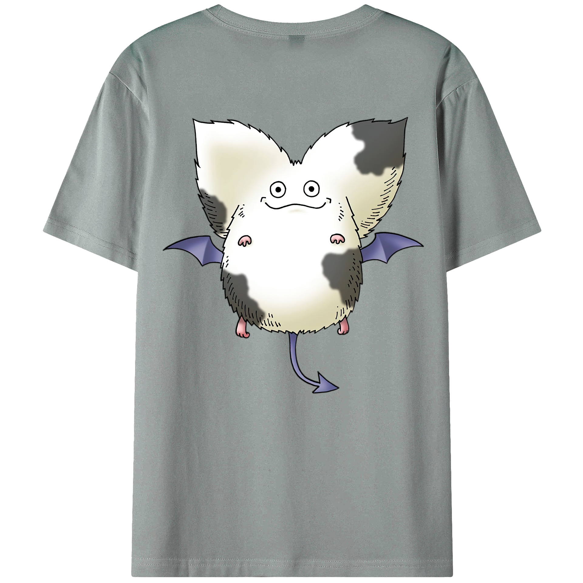 （画像用） ドラゴンクエスト Doragon Kuesuto Dragon Quest 綿100％ メンズ半袖Tシャツ（バックプリント） 通気性